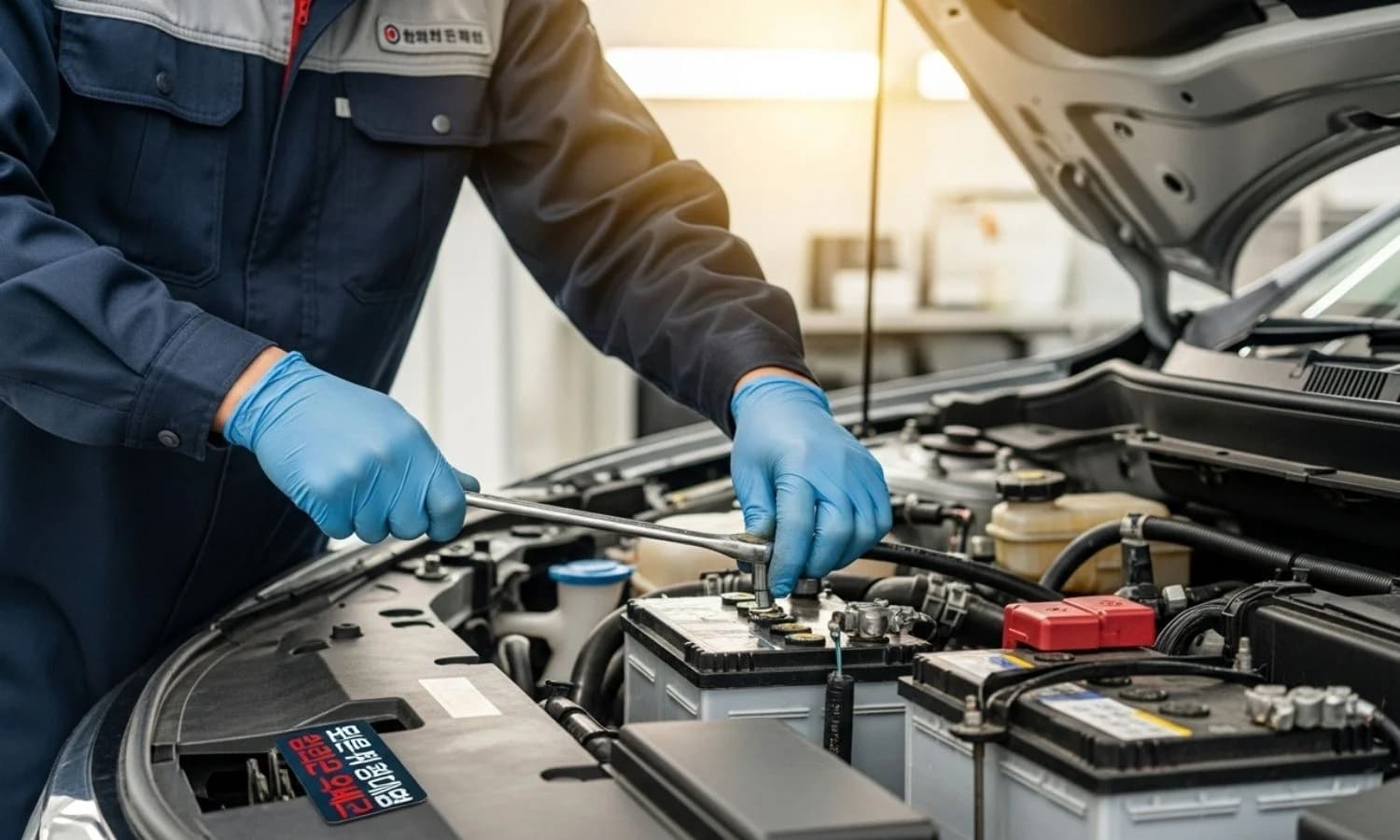 배터리 교체 작업